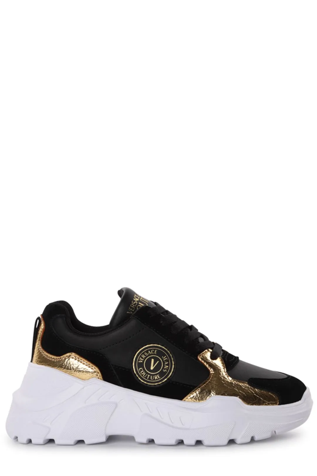 Versace Jeans Couture Logo Patch Low-Top Sneakers