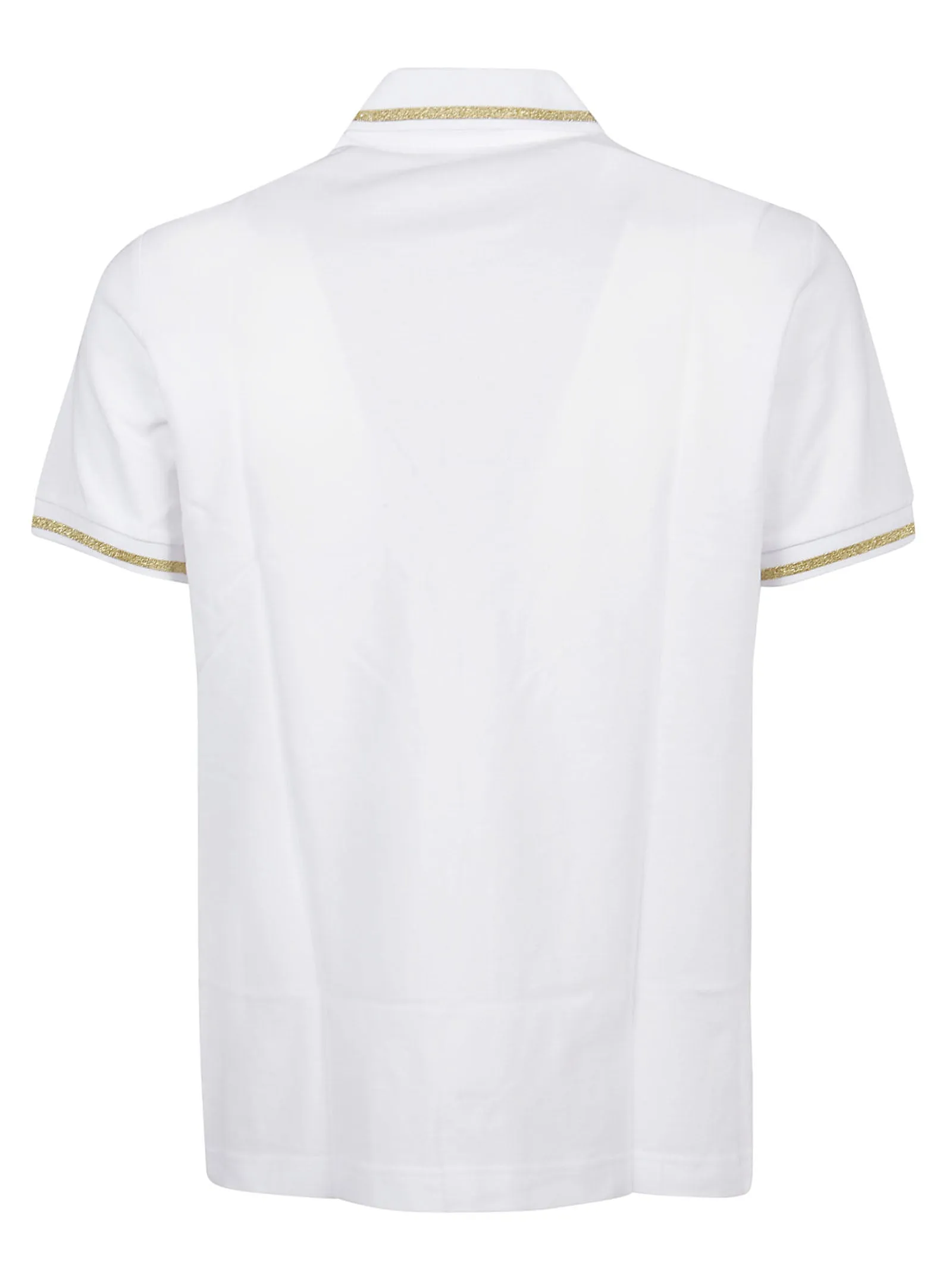 Versace Jeans Couture V-Emblem Embroidered Polo Shirt