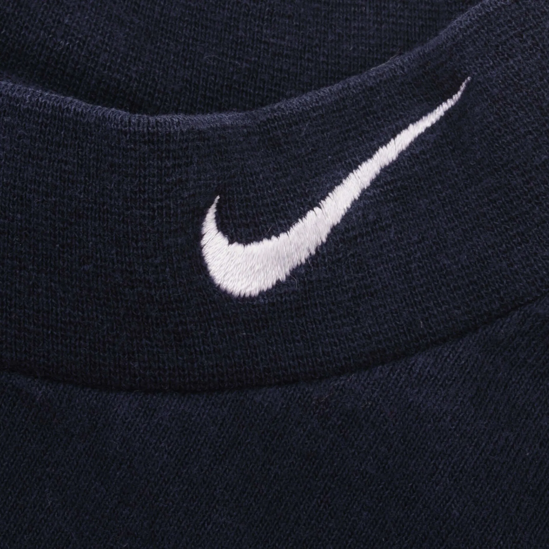 VINTAGE NIKE LONG SLEEVE TURTLE  NECK BLUE TEE SHIRT 1990S MEDIUM MADE IN USA