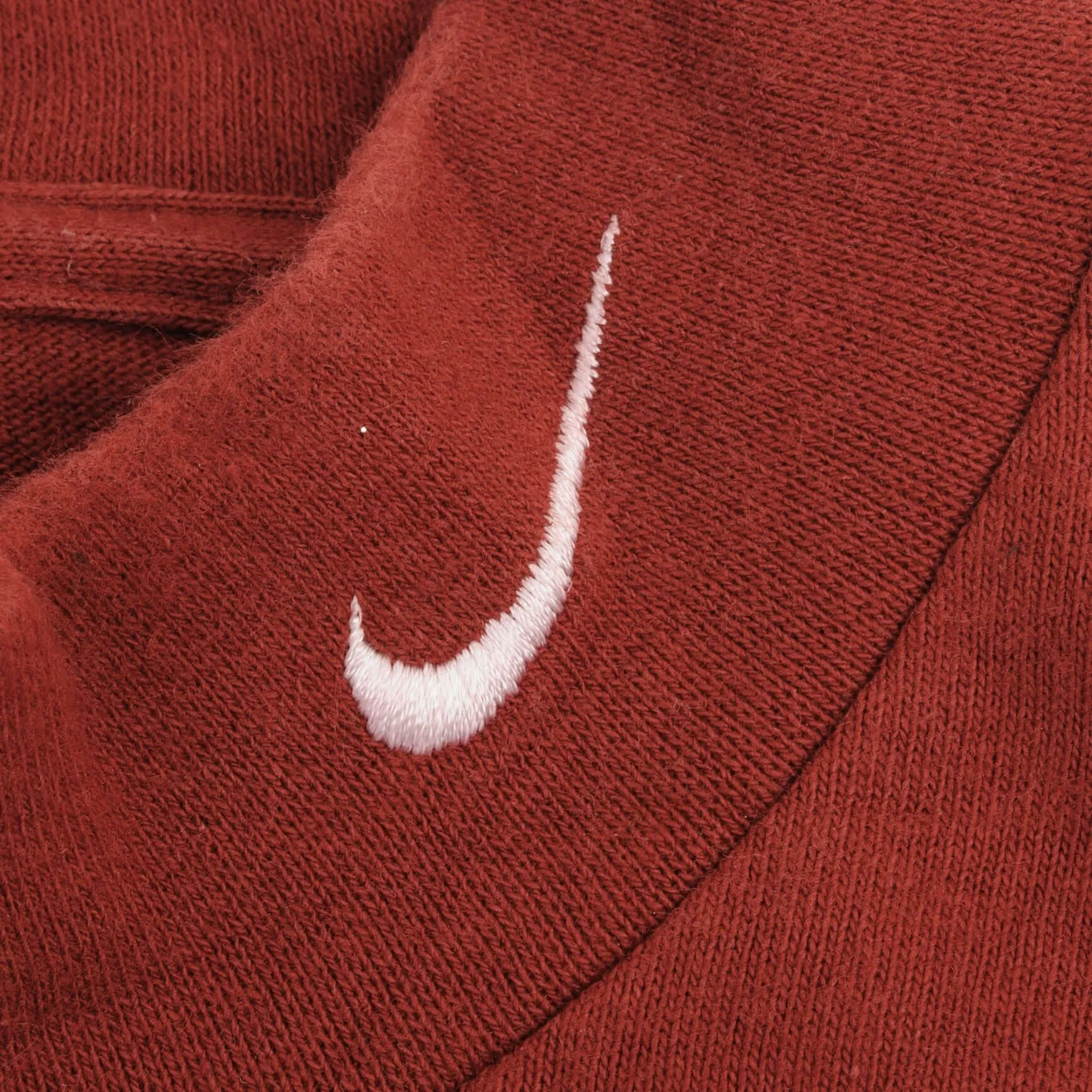 VINTAGE NIKE LONG SLEEVE TURTLE NECK RED BURGUNDY TEE SHIRT 2000S SIZE XL