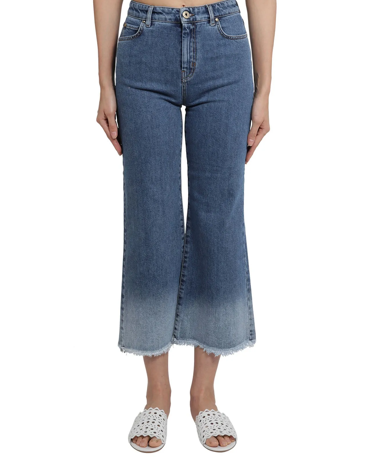 Weekend Max Mara Cropped Flared Jeans