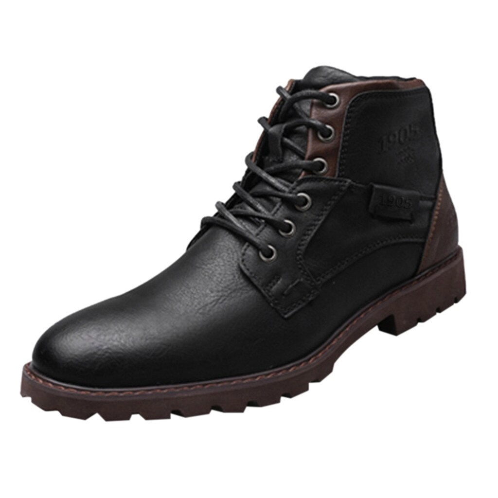 West Louis™ Retro High-Top Real Fashion Boots