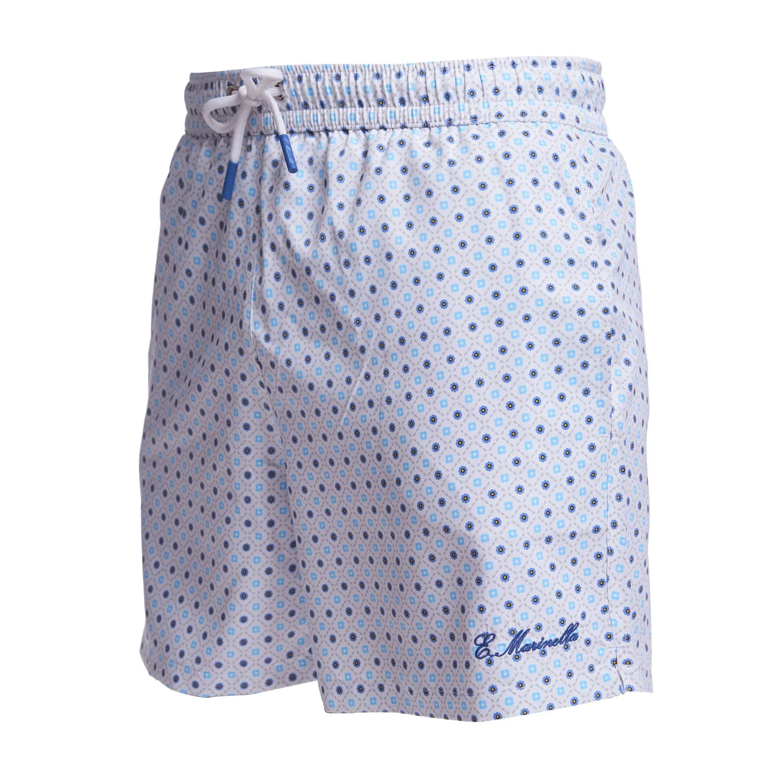 WHITE SWIM SHORTS