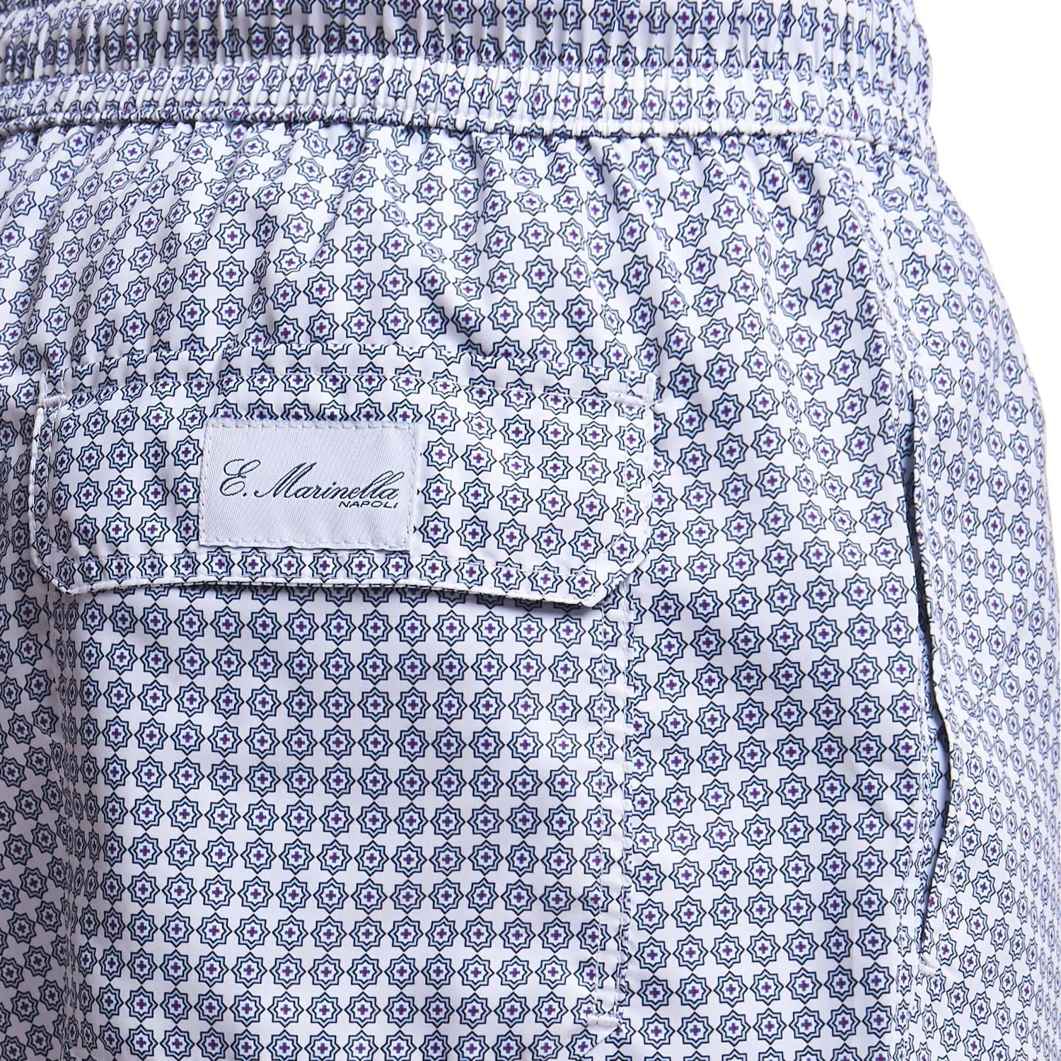 WHITE SWIM SHORTS