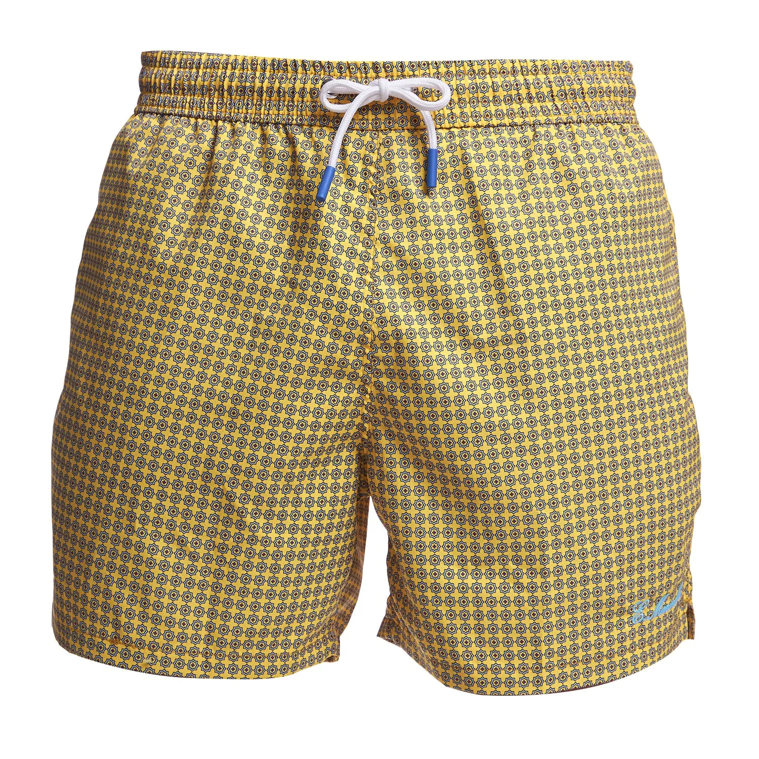YELLOW SWIM SHORTS