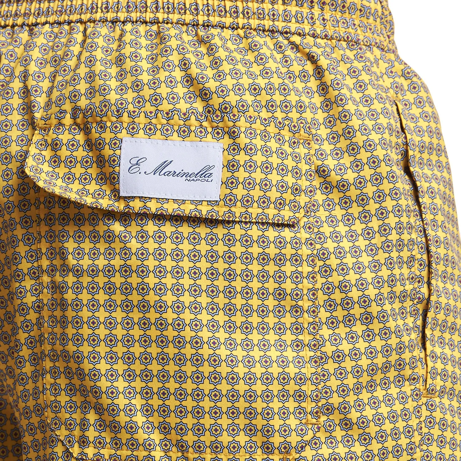 YELLOW SWIM SHORTS