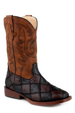Youth's Roper Bird Blocks Western Boot #09-119-1900-3622